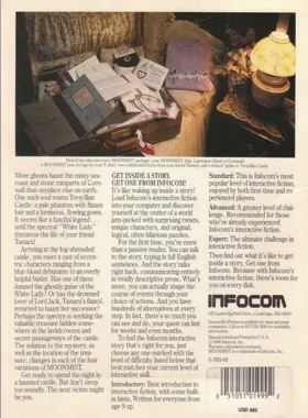 Moonmist (UK) (1986) (CPM) box cover back